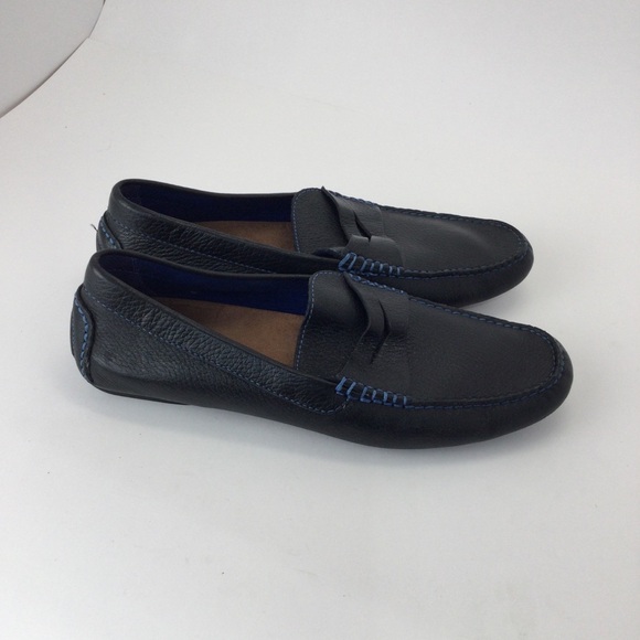 Donald Pliner‎ Vinco 3 Men\'s Black Leather Driving Loafers size 7.5 main image 6